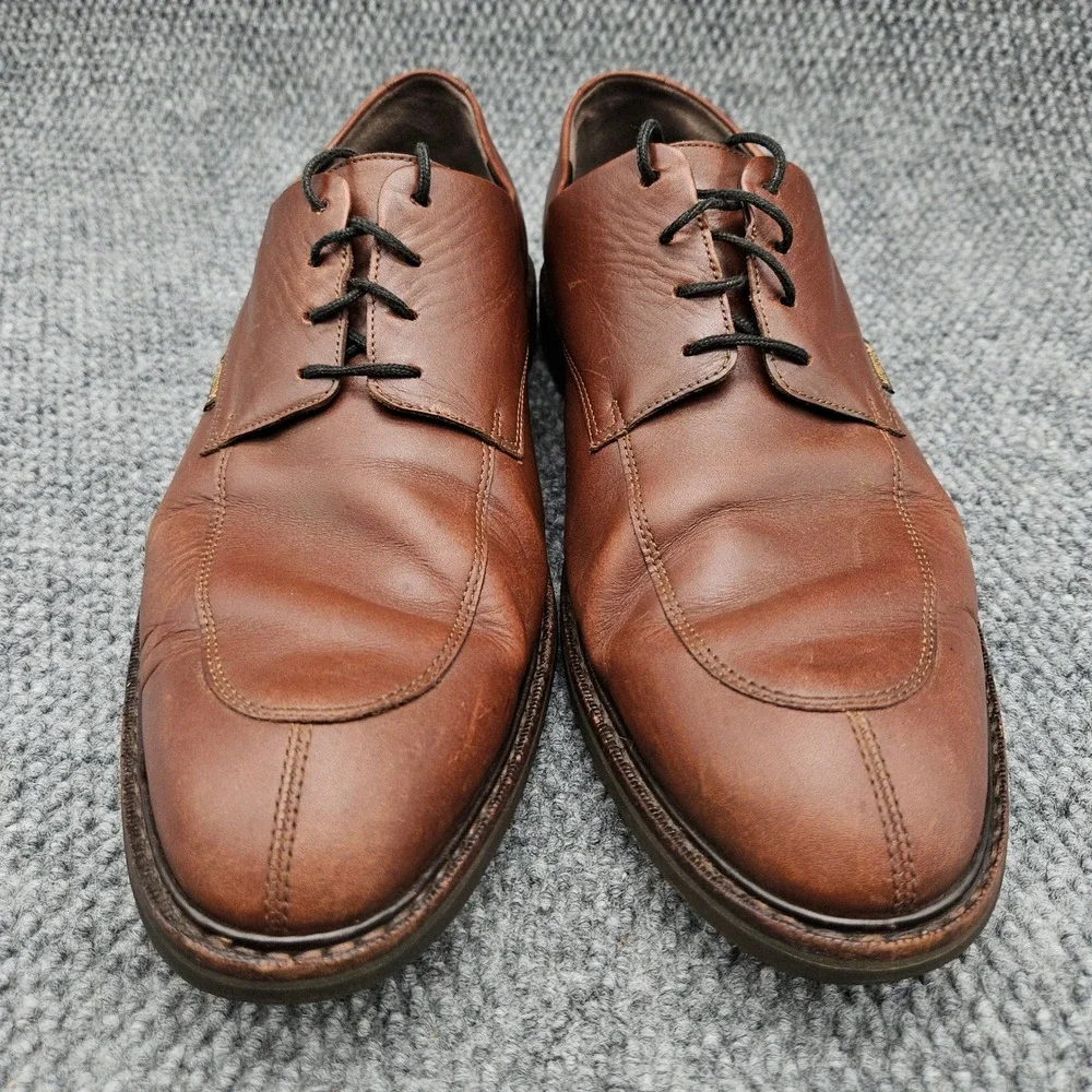 Mephisto Goodyear Welt (Men's Size 13) Brown Leather Derby Shoes Split Toe Dress